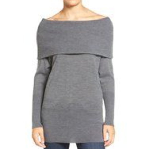 Ella Moss Sweaters - NWOT Ella Moss Off the Shoulder Tunic Sweater Sz S